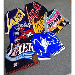 กางเกงกีฬา บาส NBA TEAM RAPTORS , SIXSERS , MAGIC , BULLS , Warriors , ผ้ากีฬา ใส่สบาย