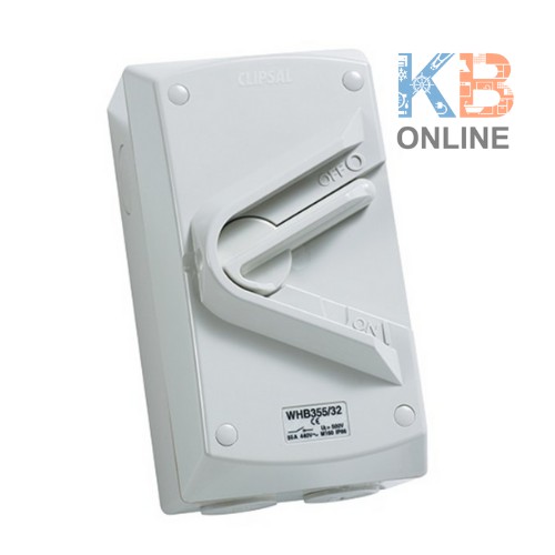 Waterproof lsolater Switches WHD35 GY สวิทซ์กันน้ำ 2สาย 440V 35A WHD35 GY 2-Wire Waterproof Switch 4