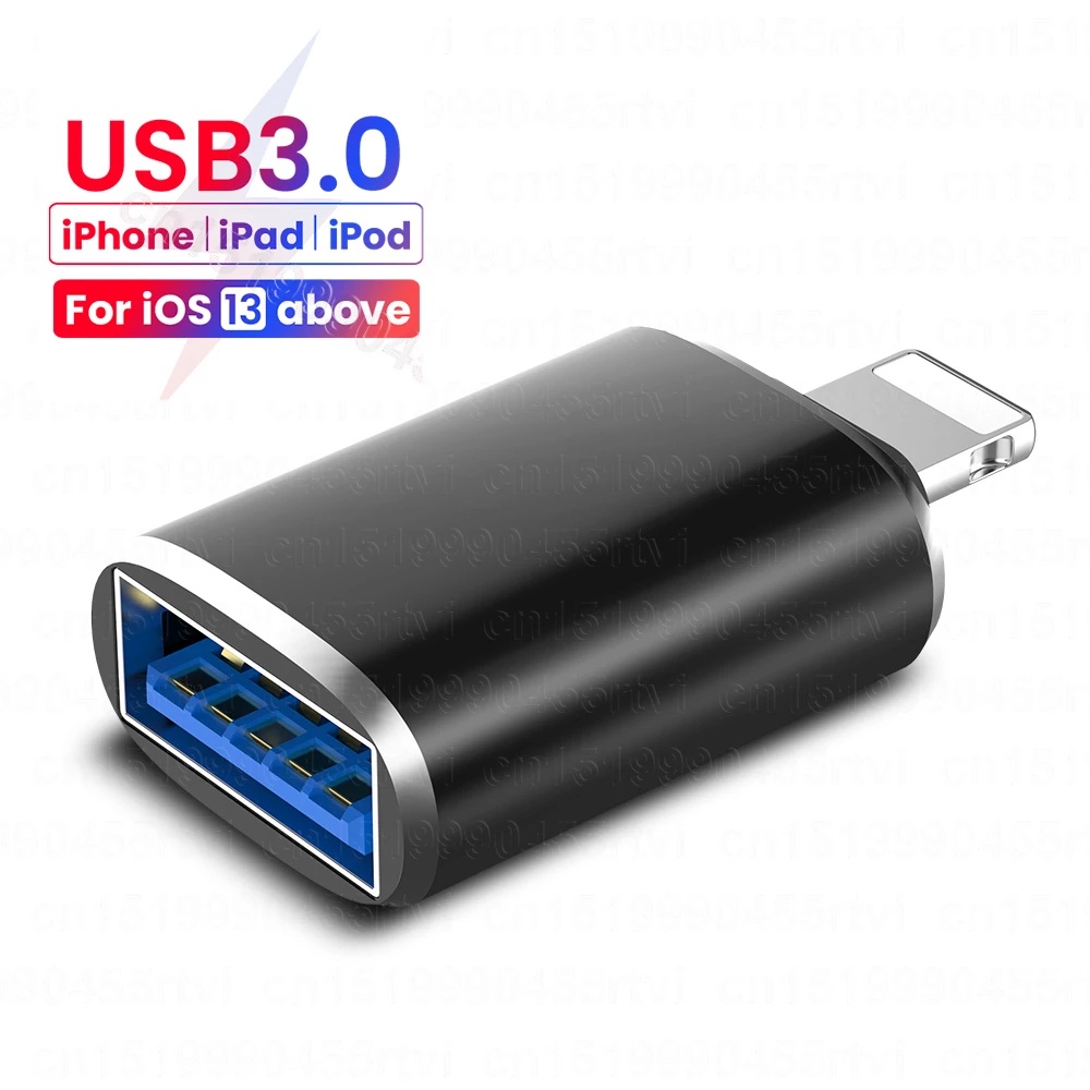 อะแดปเตอร์ USB3.0 OTG ดิสก์ U ตัวผู้ เป็น USB 3.0 สําหรับโทรศัพท์ i O S