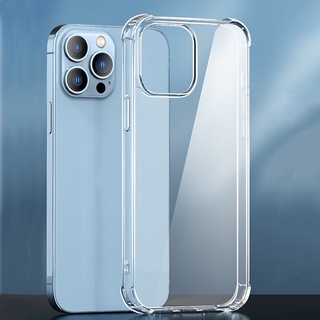 สําหรับ iPhone 11/11 Pro/11 Pro Max นิ่ม TPU กันกระแทก ใส เคสป้องกัน สี่มุม ป้องกันการชน เคสโทรศัพท์