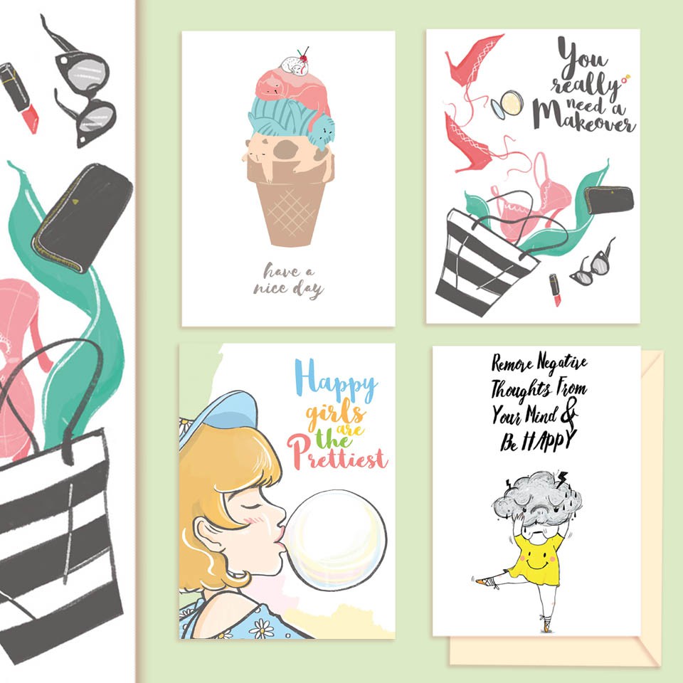 การ์ดอวยพร Every Day Greeting Card (EV2)