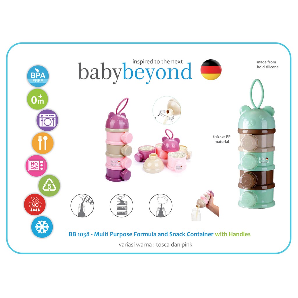 Baby Beyond - BB 1038 Multi Purpose Formula & Snack Container