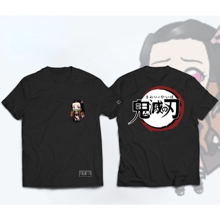 เสื้อสีขาว - เสื้อยืดสําหรับผู้ชาย▥เสื้อเชิ้ต K.Anime - Demon Slayer - เนซึโกะ ชิบิ/ เสื้อยืด/เสื้อ