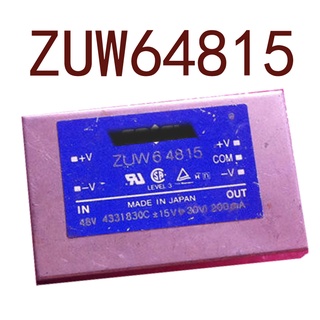 Sz ZUW64815 DC48V-+15V-15V6W รับประกัน 1 ปี {ภาพถ่ายคลังสินค้า}