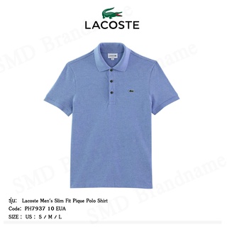 Lacoste เสื้อโปโลชาย รุ่น Lacoste Mens Slim Fit Pique Polo Shirt Code: PH7937 10 EUA