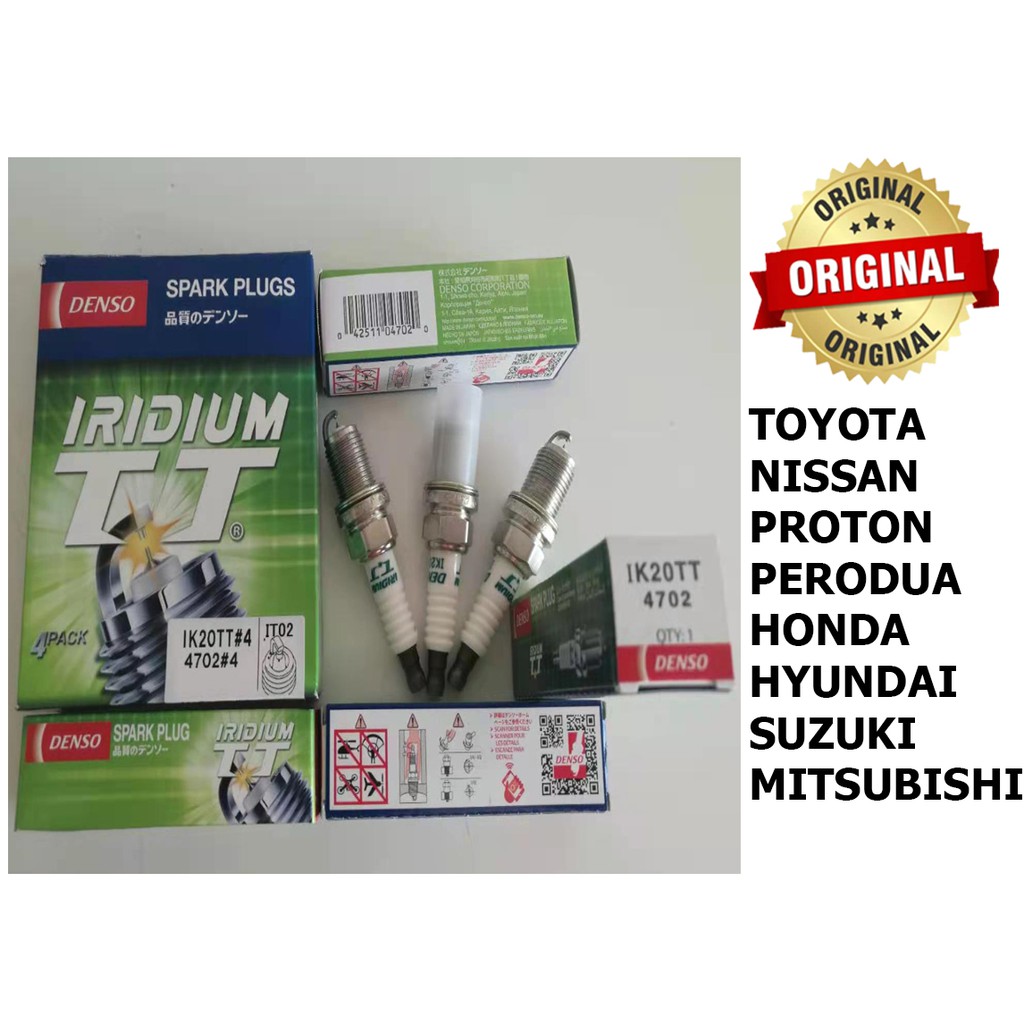 หัวเทียน Denso 4102 IK20TT Iridium TT