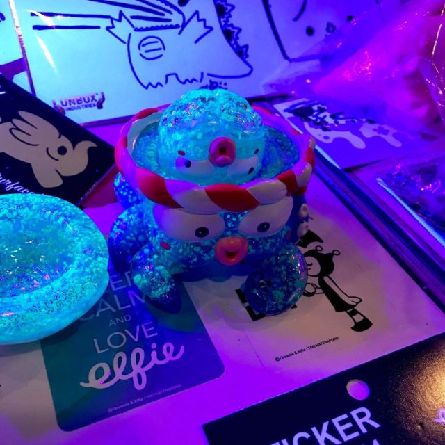 Qtako GID ปลาหมึกเรืองแสง designer toy