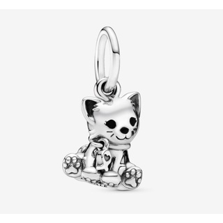 [พร้อมส่ง สินค้าแท้ 💯] Pandora Kitty-Cat Dangle Charm