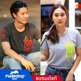 rudedog เสื้อยืดผู้ชาย เสื้อยืดผู้หญิง รุ่น R&amp;D ของแท้ 100%