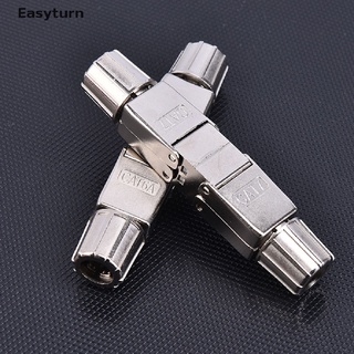 Easyturn Cat6A/7 อะแดปเตอร์เชื่อมต่อสายเคเบิ้ล RJ45 ET