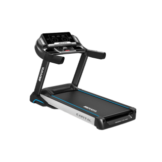 MERRIRA ลู่วิ่งไฟฟ้า มอเตอร์ AC 5 แรงม้า รุ่น MX-2000 สายพานกว้าง 58 ซม. เชื่อมต่อ ZWIFT ได้ ลู่วิ่งออกกำลังกาย ลู่วิ่ง