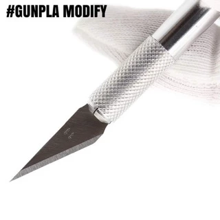 Modeler Knife มีดสำหรับงานโมเดล ด้ามจับอลูมิเนียม 6 ใบมีด