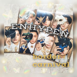 ENHYPEN - รูป 5x7 นิ้ว BORDER : CARNIVAL kpop