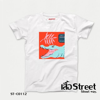 Street (Basic) เสื้อยืด เสื้อสกรีน Street way ® เสื้อยืดลาย แนวสตรีท รุ่น  ST-CO112  งาน Limited.