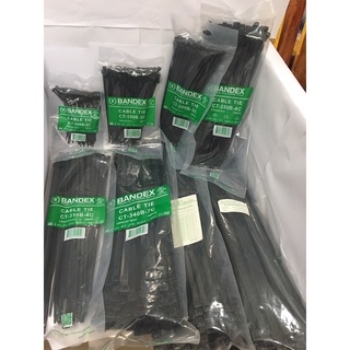 "BANDEX"  CABLE TIE NYLON BLACK COLOR (100เส้น/แพ็ค)