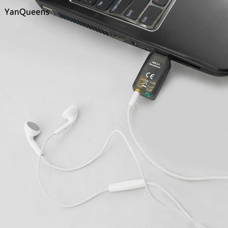 usb การ์ดเสียง 3 d 5 . 1 channel usb ภายนอกการ์ดเสียงคอมพิวเตอร์