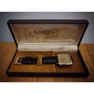 Longines ทองคำ 18K นาฬิกาLongines ตอกโค้ดHelvetica  Solid Gold