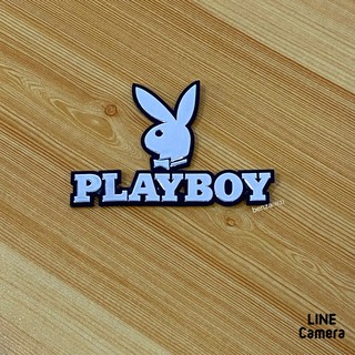 โลโก้* Playboy ขนาด* 6.5 x 9.7 cm  ราคาต่อชิ้น