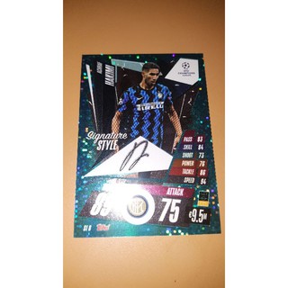 Match Attax 20/21 Extra Signature Style Achraf Hakimi