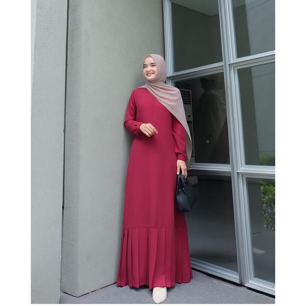 Qs: มุสลิมผู้หญิง & 39;S DRESS KONDANGAN latest WOMEN & 39;S DRESS BAJU YURI ชุดขนาด SML XL ล่าสุดมุสลิมแฟชั่นmat SHAQILA HQ DRESS