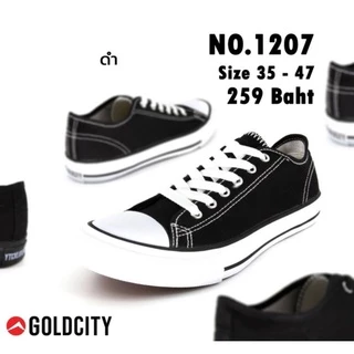 🔥Hot item🔥 ส่งไว!!! ราคาถูกที่สุด!!! ของแท้ 💯%!!! GoldCity รุ่น 1207 รองเท้าผ้าใบ U.S.ไซส์ : 38 - 45