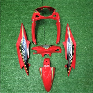 ชุดสี มีโอ NEW ตาเดียว สีแดง-ดำ ได้ทั้งหมด5ชิ้น เต็มคัน