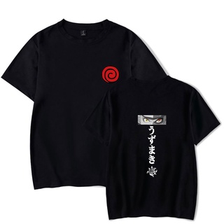 Naruto เสื้อผ้าคุณผู้หญิงและคุณผู้ชาย เสื้อทีเชิ๊ต เสื้อยืดคอกลมแฟชั่นunisex เสื้อแขนสั้นใส่ได้ทั้งผู้หญิงและชาย NT018A