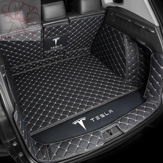 ทุ่มเทให้กับแผ่นรองลำตัว Tesla Tesla ModelS Y Model3 แผ่นด้านหน้า Model X trunk pad