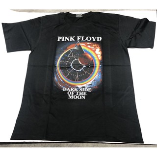 เสื้อยืดคอกลมcrew neckBigsize!สินค้าเป็นมือหนึ่ง!เสื้อยืดคอกลมสกรีนลายวงดนตรีPinkFloydงานผลิตที่thailandผ้าคอตตอนใส่สบาย