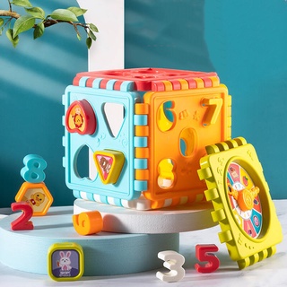 กล่องของเล่น 6 ด้าน กล่องกิจกรรม กล่องของเล่นเสริมพัฒนาการ กล่องเรียนรู้ Educational Toy House เสริมสร้างพัฒนาการ