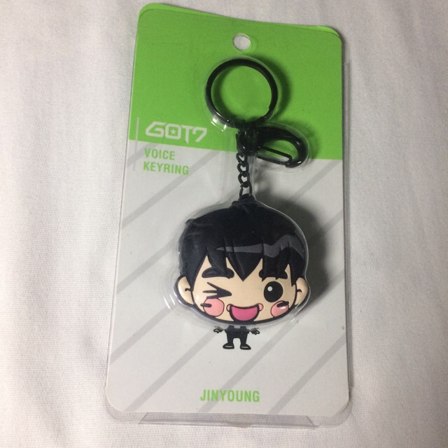 voice keyring จินยอง GOT7 แท้100% *ไม่มีเสียง*