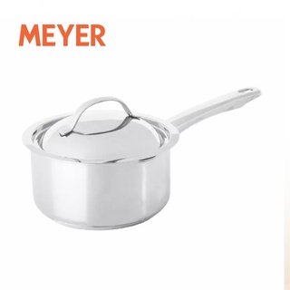 MEYER หม้อสแตนเลส พร้อมฝาปิด ขนาด 14 cm หม้อต้มอาหาร หม้อต้ม หม้อด้ามจับ หม้อต้มอเนกประสงค์ หม้อแกง หม้อเคลือบ