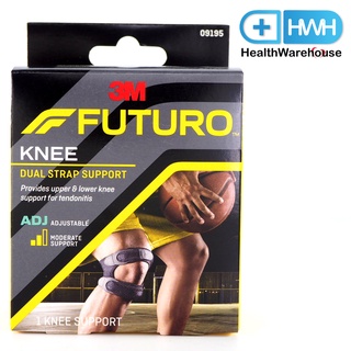 Futuro Dual Knee Strap Support Adjustable พยุงลูกสะบ้าเข่า แถบรัดคู่ 48635