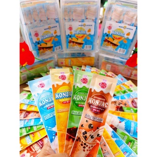 เจลลี่ เยลลี่ Konjac Jelly เยลลี่คละแบบ รวมรส 4in1มี40ห่อ เยลลี่ผลไม้ เยลลี่ญี่ปุ่น เยลลี่กรอบ เยลลี่กระปุก เยลลี่บุก