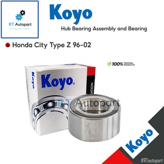 Koyo ลูกปืนล้อหน้า Honda City TYPE Z ปี96-02 / ลูกปืนล้อ ซิตี้ / DAC3872W10