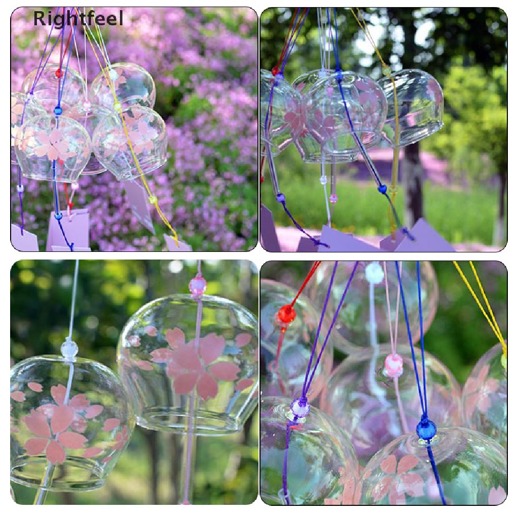(Rightfeel) กระดิ่งลม สไตล์ญี่ปุ่น สําหรับแขวนหน้าต่างบ้าน