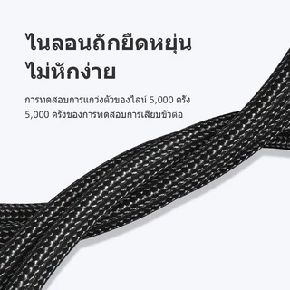 OWIRE 3 IN 1 Micro USB Type C สําหรับ iP Samxung Xiaomi สายเคเบิล 3 in 1 Micro USB Type C สำหรับโทรศัพท์มือถือ 1.2m