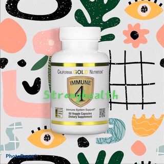 Immune 4 60 แคปซูล มี vitamin D 1000 IU เสริมภูมิคุ้มกันให้ร่างกาย ดูแลครบทุกระบบ เพิ่มเกราะป้องกัน ต่อสู้หวัด ภูมิแพ้