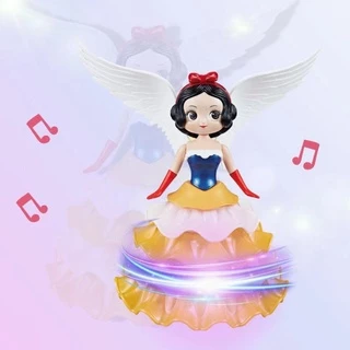 ตุ๊กตาเจ้าหญิงเต้น ใส่ถ่าน Dance เต้นระบำ มีเสียงมีไฟ หมุนกระโปรง พร้อมส่ง (โฉมใหม่)