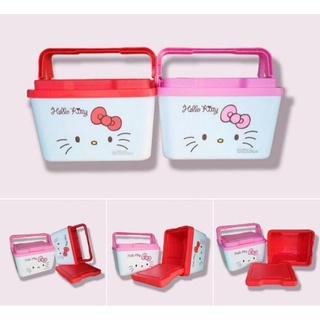 กระติกน้ำแข็ง Hello Kitty งา ความจุ 5 ลิตร มี 2 สี ใบละ 280 บาท