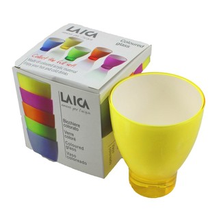 LAICA  แก้วอะคริลิกใส่เครื่องดื่มร้อน-เย็น (สีเหลือง)