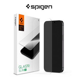 Spigen ฟิล์มกระจกนิรภัยกันรอยหน้าจอ HD แบบบาง สําหรับ iPhone 14 13 pro 13