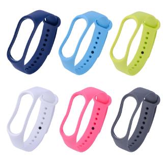 mi band 4 3 strap xiaomi mi 3 สายนาฬิกาข้อมือซิลิโคนสําหรับ miband 4 3