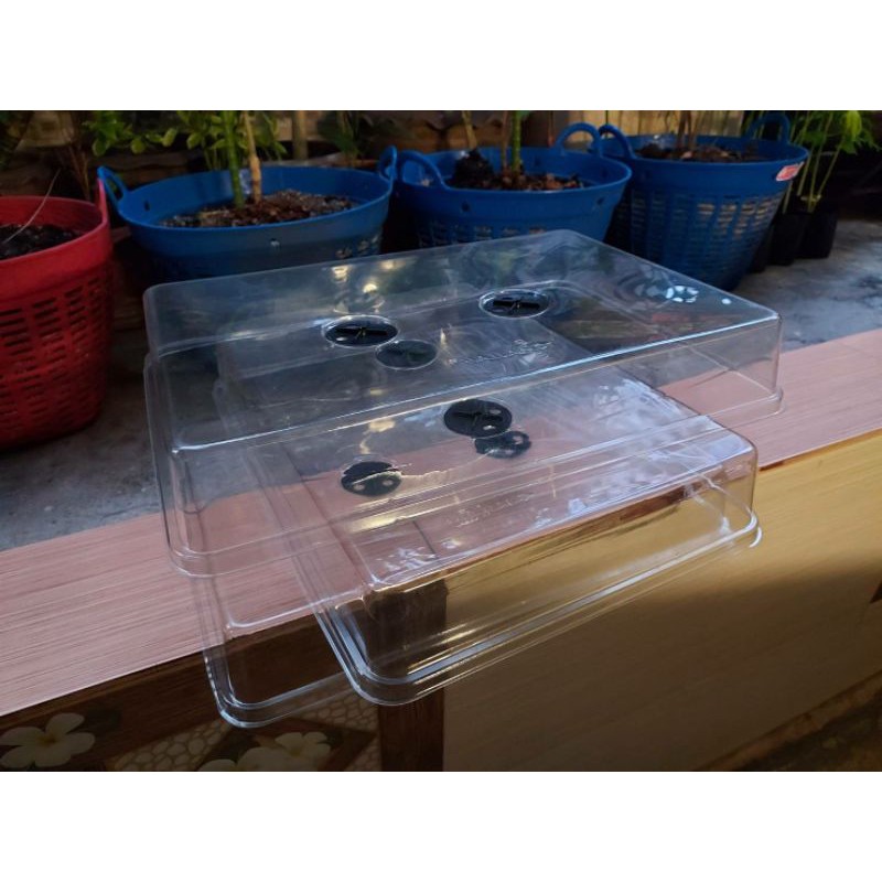 ฝาถาดเพาะชำ ฝาถาดเพาะเมล็ดจำนวน 3 ใบ (บรรจุหีบห่อด้วยพลาสติกกันกระแทกและกล่องหนา)