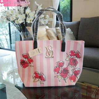 Victorias Secret Vintage Flower Print Shoulder Bag ของแท้ ราคาถูก