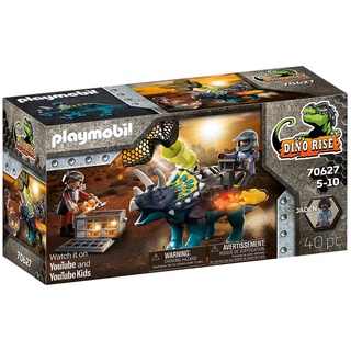 Playmobil 70627 Triceratops: Battle for the Legendary Stones ไดโน ไรซ์ ไทรเซราทอปซ์: การต่อสู้เพื่อหินในตำนาน