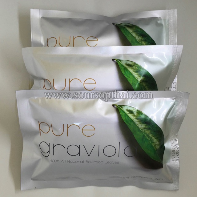 Air Dried Soursop Leaves in Tea Bags 2 Grams x90 ใบทุเรียนเทศ 100% ในซองชา 2 กรัม 90 ซองชา