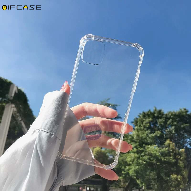 Xiaomi Redmi 10X 5G 9 9A 9C Note 9 Pro Max 9S 8 7 K30 K20 Pro 8A 7A Phone Case Transparent Clear Four Corners Anti-fall Shockproof Drop Proof Soft TPU Simple Casing Case Cover