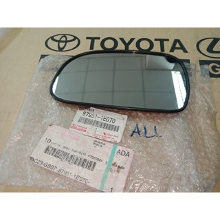 747. 87961-1E070 แผ่นกระจกมองหลังข้างซ้าย COROLLA ปี 1992-1993 ของแท้ เบิกศูนย์ โตโยต้า Toyota (TTGSHO)