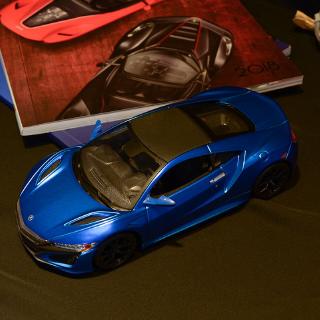 Maisto 1:24 2018 Nsx รถหล่อแบบคงที่โมเดลของเล่นงรถยนต์านอดิเรกของสะสม